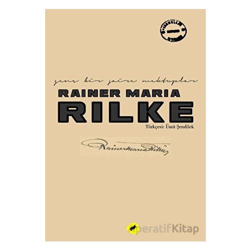 Genç Bir Şaire Mektuplar - Rainer Maria Rilke - Kafe Kültür Yayıncılık