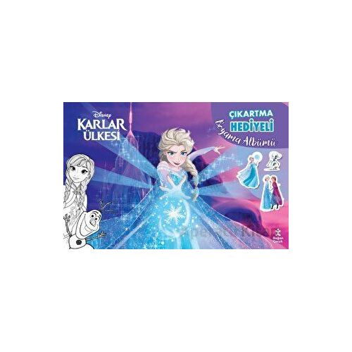 Karlar Ülkesi Çıkartma Hediyeli Boyama Albümü - Kolektif - Doğan Çocuk