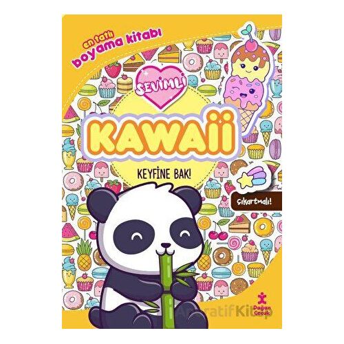 Kawaii Boyama Kitabı Keyfine Bak - Kolektif - Doğan Çocuk