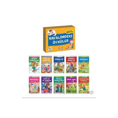 Hayalimdeki Öyküler - (10 Kitap+Soru Kitapçığı) - Tuba Öztürk - Bıcırık Yayınları