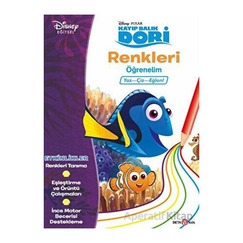 Disney Eğitsel Dori Renkleri Öğrenelim - Gökçe Demir - Beta Kids