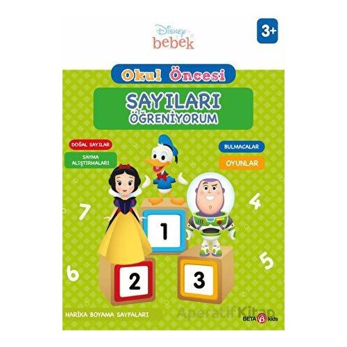 Disney Eğitsel Okul Öncesi Sayıları Öğreniyorum - Kolektif - Beta Kids
