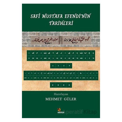 Safi Mustafa Efendi’nin Tarihleri - Mehmet Güler - Kriter Yayınları