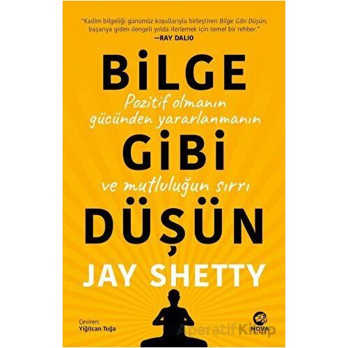 Bilge Gibi Düşün - Jay Shetty - Nova Kitap