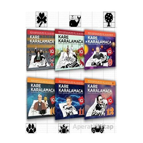 Kare Karalamaca Seti 2 - 7 den 70 e Akıl ve Mantık Oyunları (6 Kitaplık Zevkli Oyunlar)