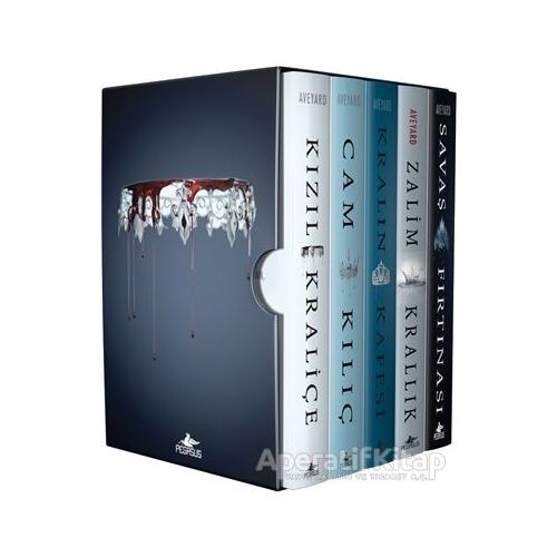Kızıl Kraliçe Serisi Kutulu Özel Set (5 Kitap Takım) - Victoria Aveyard - Pegasus Yayınları