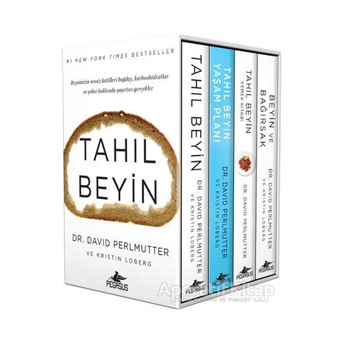 Tahıl Beyin Kutulu Özel Set (4 Kitap Takım) - David Perlmutter - Pegasus Yayınları