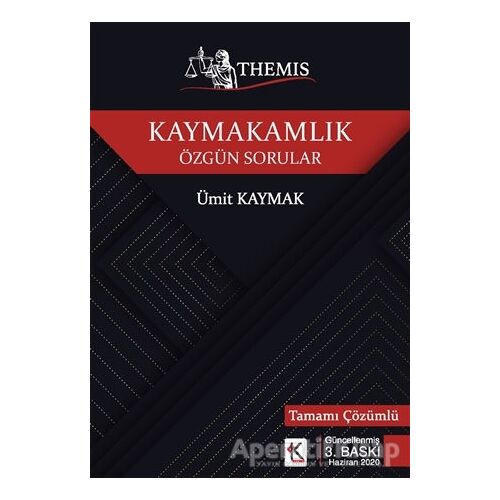 Kaymakamlık - Özgün Sorular - Ümit Kaymak - Kuram Kitap