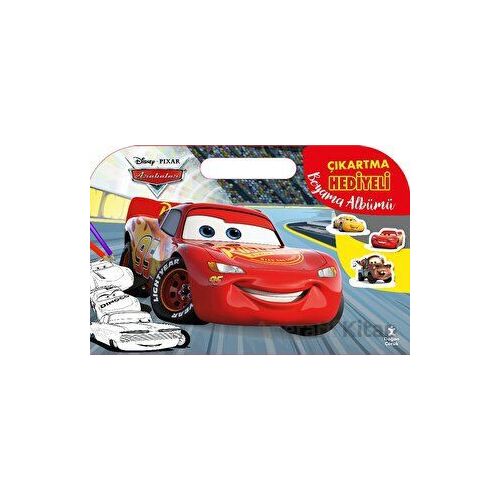 Disney Arabalar Çıkartma Hediyeli Boyama Albümü - Kolektif - Doğan Çocuk