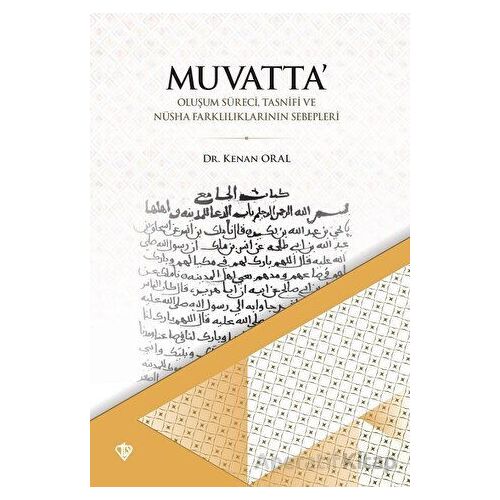 Muvatta - Kenan Oral - Türkiye Diyanet Vakfı Yayınları