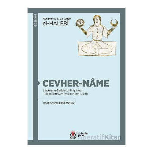 Cevher-name - Muhammed b. Garsüddin el-Halebi - DBY Yayınları