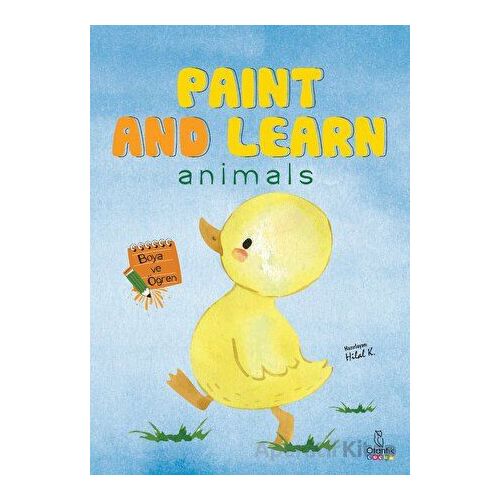 Paint and Learn - Animals - Hilal Kocaağa - Otantik Kitap