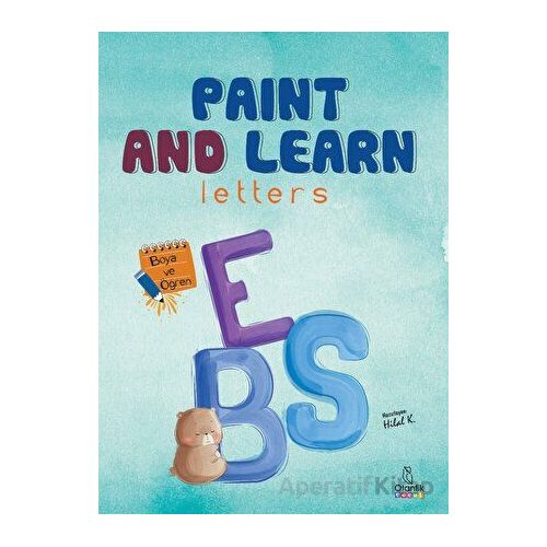 Paint and Learn - Letters - Hilal Kocaağa - Otantik Kitap