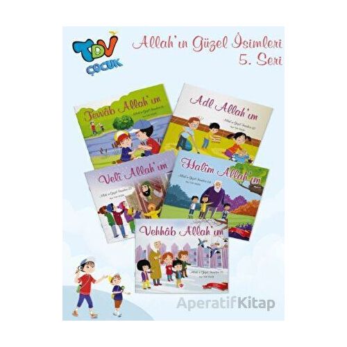 Allah’ın Güzel İsimleri 5. Seri 5 Kitap Takım - Nur Tok Yegin - Türkiye Diyanet Vakfı Yayınları