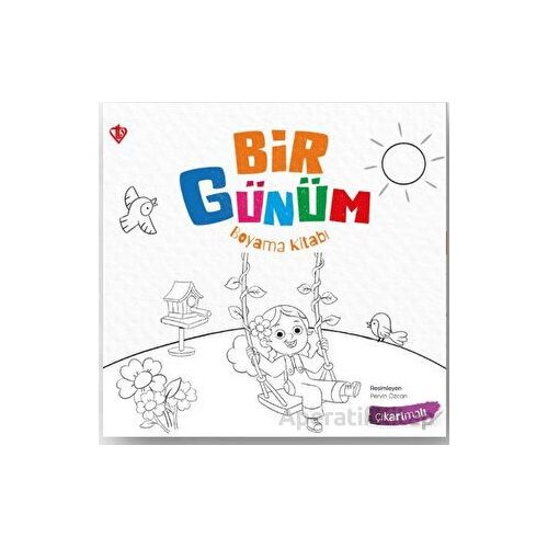 Bir Günüm Boyama Kitabı - Hafsa Fidan Vidinli - Türkiye Diyanet Vakfı Yayınları