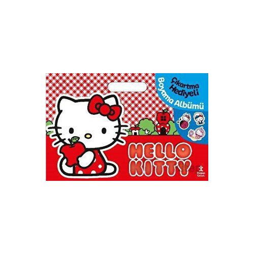 Hello Kitty Çıkartma Hediyeli Boyama Albümü - Kolektif - Doğan Çocuk