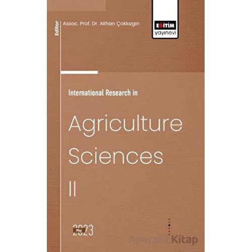 International Research in Agriculture Sciences 2