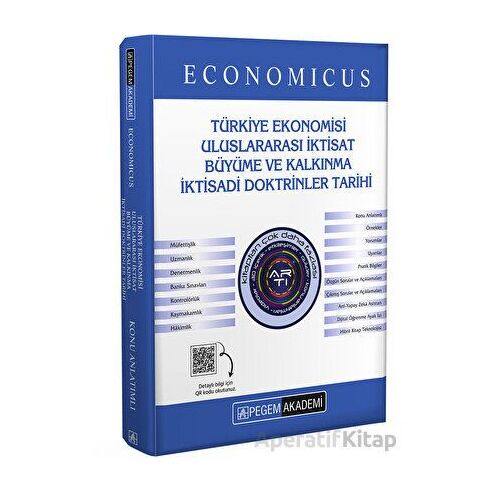 KPSS A Grubu Economicus Türkiye Ekonomisi, Uluslararası İktisat, Büyüme ve Kalkınma, İktisadi Doktri