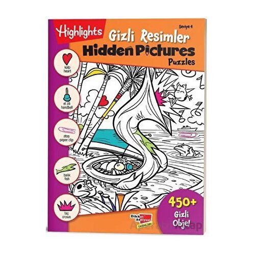 Hidden Pictures Gizli Resimler Seviye 4 - Kolektif - Dikkat Atölyesi Yayınları