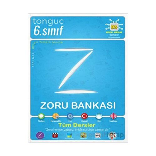 Tonguç 6. Sınıf Zoru Bankası Tüm Dersler