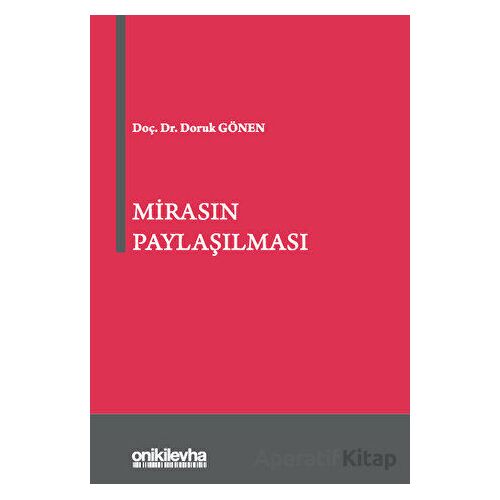 Mirasın Paylaşılması - Doruk Gönen - On İki Levha Yayınları