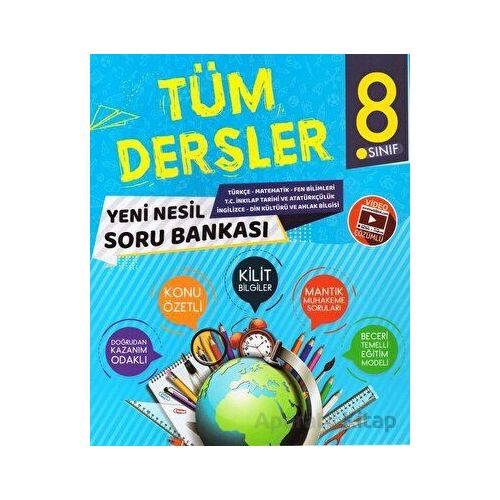 8. Sınıf Tüm Dersler Yeni Nesil Soru Bankası - Kolektif - Evrensel İletişim Yayınları