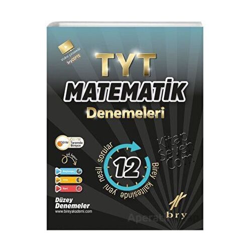 TYT Matematik 12 Li Denemeleri Birey Yayınları