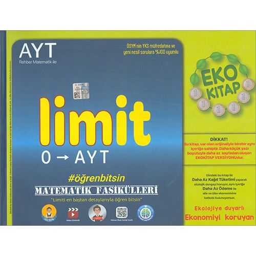 Tonguç AYT Matematik Fasikülleri - Limit Eko
