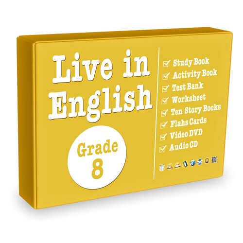 8. Sınıf İngilizce Öğrenme Seti Live in English