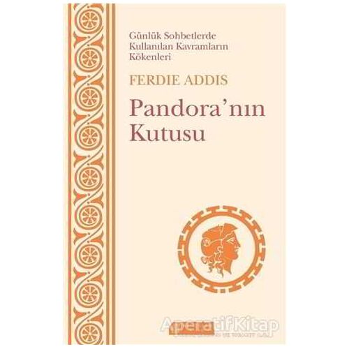 Pandora’nın Kutusu - Ferdie Addis - Akıl Çelen Kitaplar