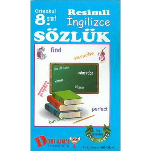8.Sınıf Resimli İngilizce Sözlük Dahi Adam Yayınları