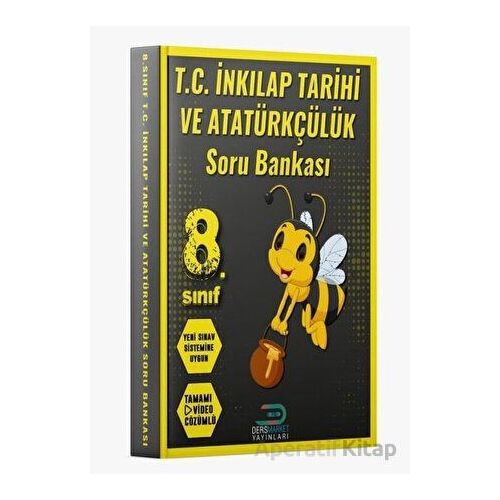 Dersmarket 8.Sınıf T.C İnkılap Tarihi ve Atatürkçülük Soru Bankası