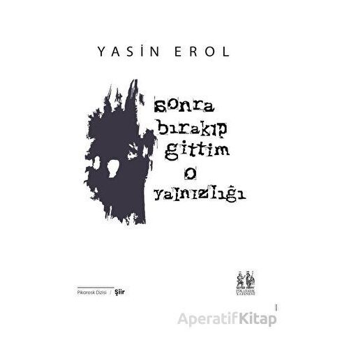 Sonra Bırakıp Gittim O Yalnızlığı - Yasin Erol - Pikaresk Yayınevi