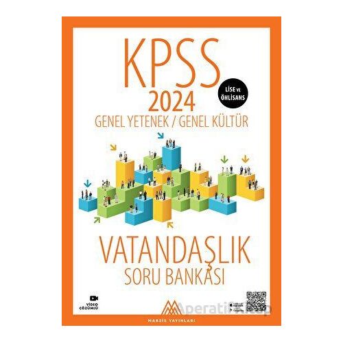 Marsis Yayınları KPSS GKGY Vatandaşlık Soru Bankası Lise ve Önlisans