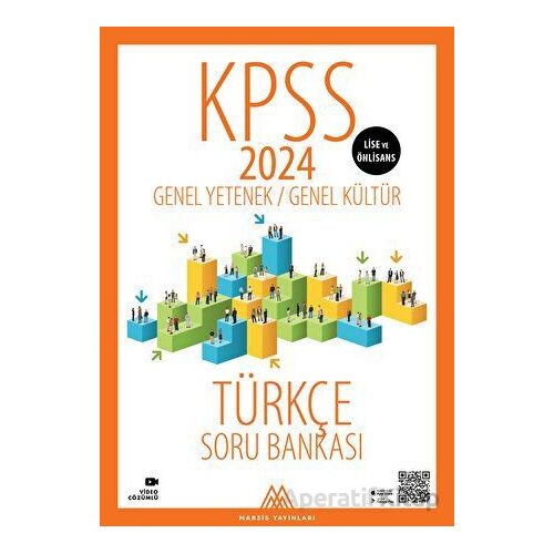 Marsis Yayınları KPSS GKGY Türkçe Soru Bankası Lise ve Önlisans