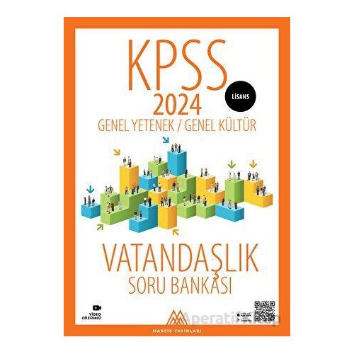Marsis Yayınları KPSS GKGY Vatandaşlık Soru Bankası Lisans