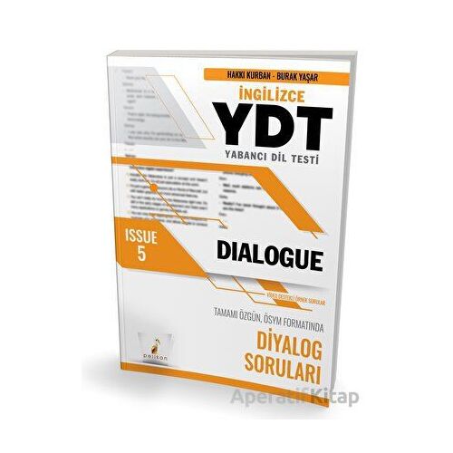 YDT İngilizce Dialogue Issue 5 - Burak Yaşar - Pelikan Tıp Teknik Yayıncılık
