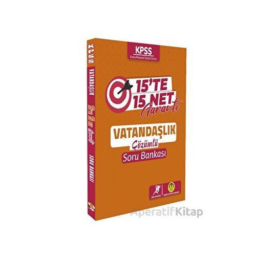 KPSS Vatandaşlık 15 Te 15 Net Soru Bankası - Kolektif - Tasarı Eğitim Yayınları