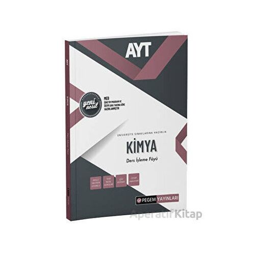 AYT Kimya Ders İşleme Föyü - Kolektif - Pegem Akademi Yayıncılık