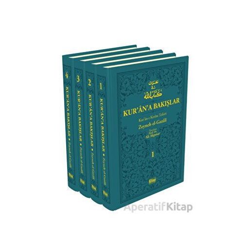 Kur’an’a Bakışlar Kur’an-ı Kerim Tefsiri 4 Cilt (Turkuaz) - Zeyneb Gazali - Kitap Dünyası Yayınları