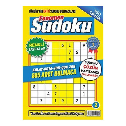 Fenomen Sudoku 2 - Kolektif - Maxi Yayıncılık