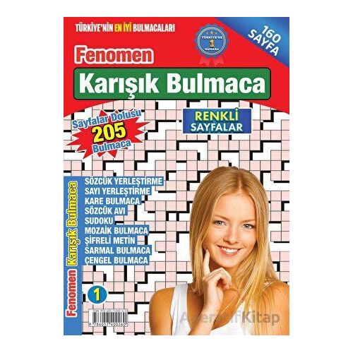 Fenomen Karışık Bulmaca 1 - Kolektif - Maxi Yayıncılık