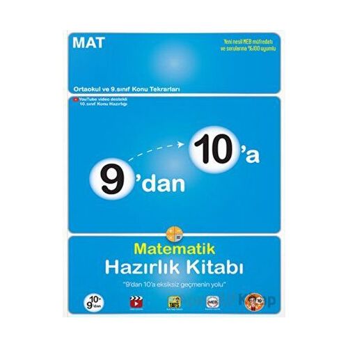 9’dan 10’a Matematik Hazırlık Kitabı Tonguç Akademi