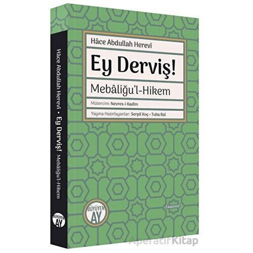 Ey Derviş! - Hace Abdullah Herevi - Büyüyen Ay Yayınları