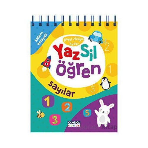 Yaz Sil Öğren (Sayılar) - Kolektif - Çamlıca Çocuk Yayınları