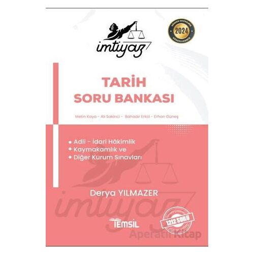 İmtiyaz Tarih Soru Bankası - Derya Yılmazer - Temsil Kitap