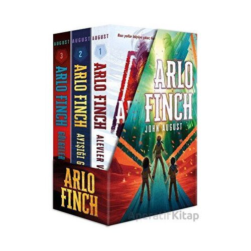 Arlo Finch 3 Kitap Takım - Ciltli (Kutulu) - John August - İndigo Kitap