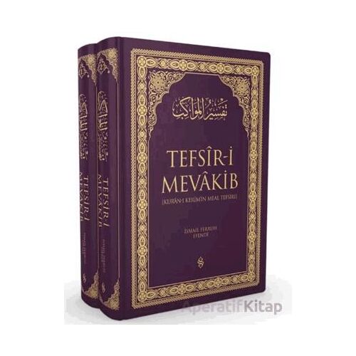 Kuranı Kerimin Meal Tefsiri 2 Cilt Lila Renk - İsmail Ferruh Efendi - Semerkand Yayınları