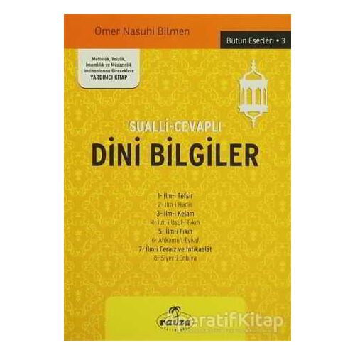 Sualli-Cevaplı Dini Bilgiler - Ömer Nasuhi Bilmen - Ravza Yayınları