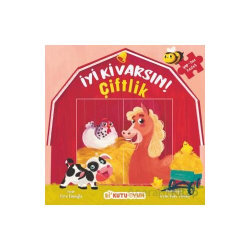 İyi Ki Varsın! Çiftlik (Yapbozlu Kitap) - Esra Canoğlu - Bi Kutu Oyun
